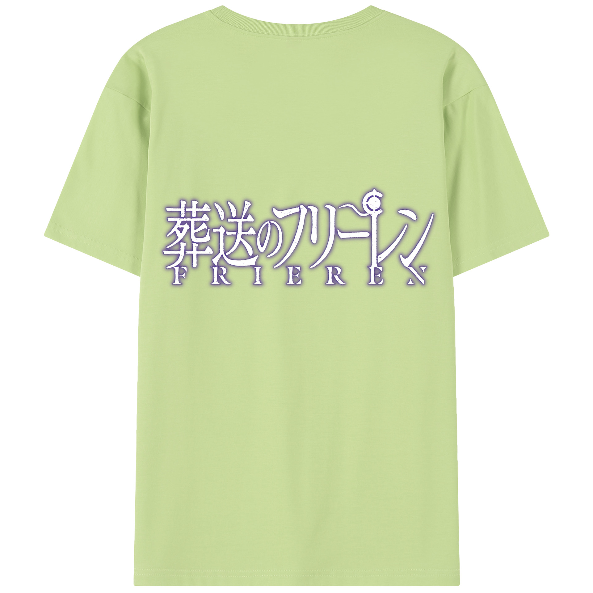 （画像用） 葬送のフリーレン Frieren 綿100％半袖Tシャツ（背面プリント）